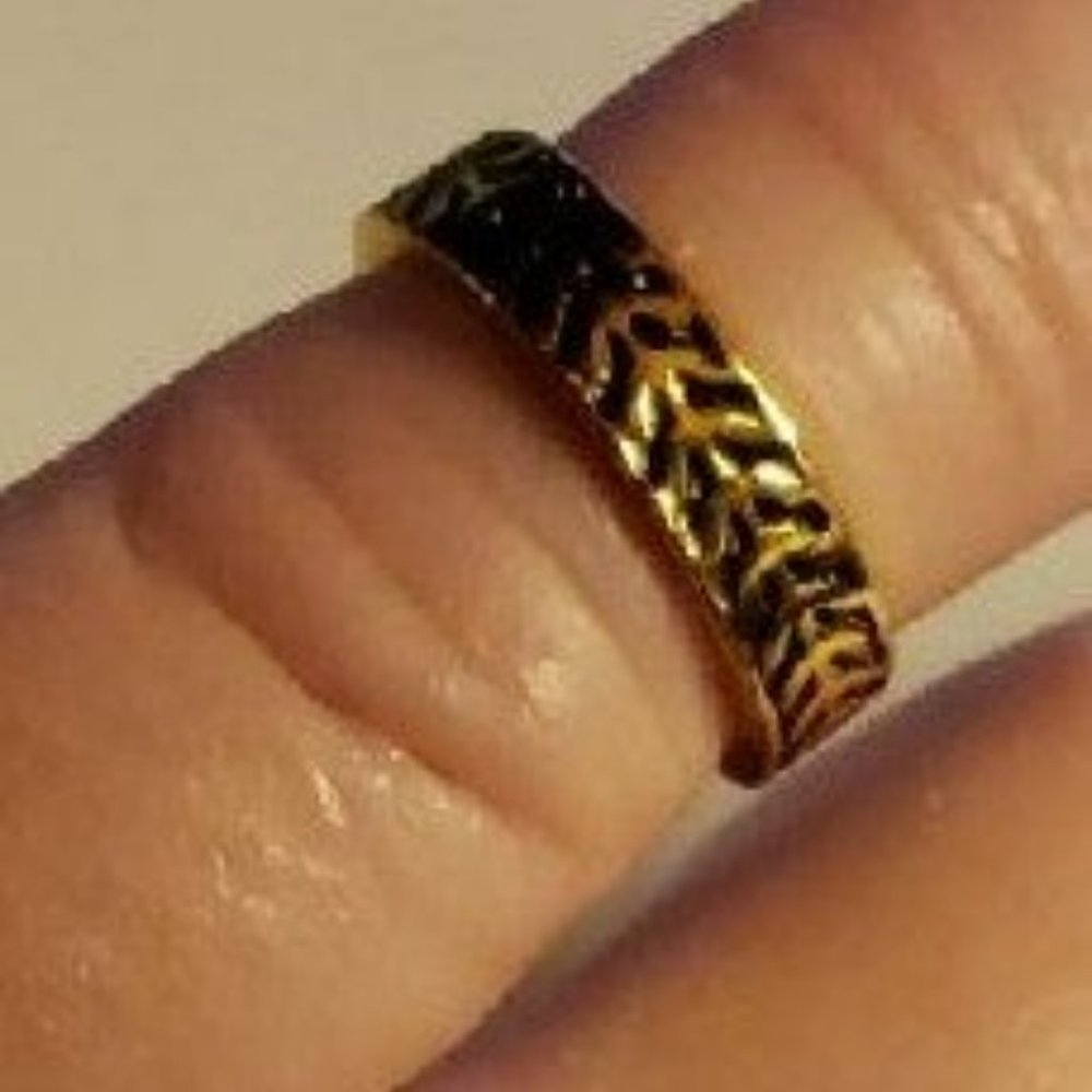 4 Gold-plated Woman's Rings - Picture 5 of 6